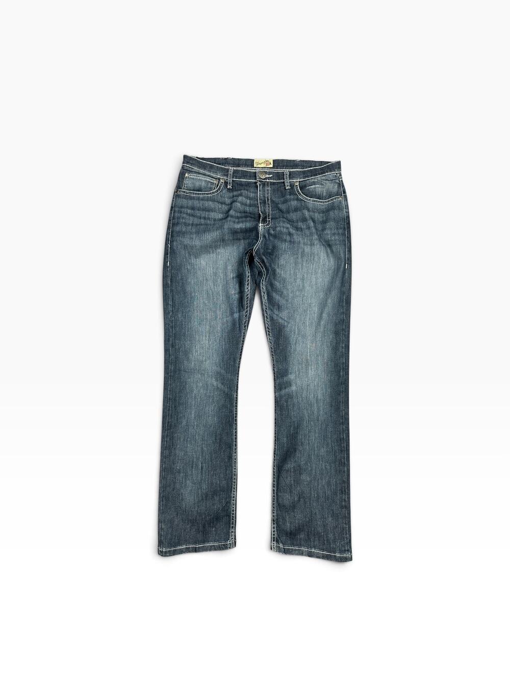 Wrangler 20X Style 42 Vintage Bootcut Jeans Blue — Size 36x34